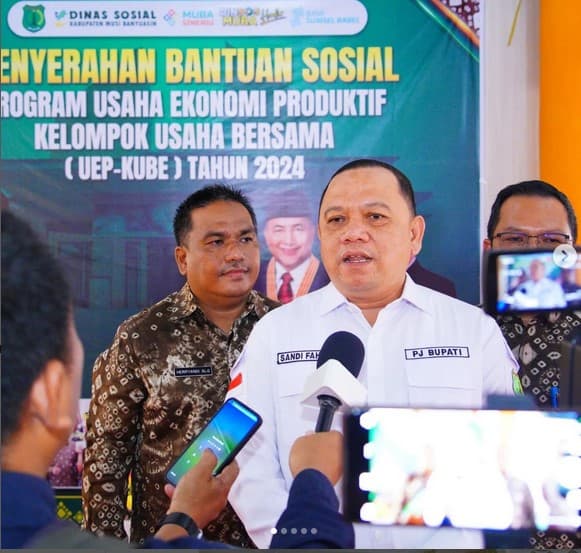 Penyaluran Bantuan UEP-KUBE di Muba untuk 38 Kelompok di Tahun 2024